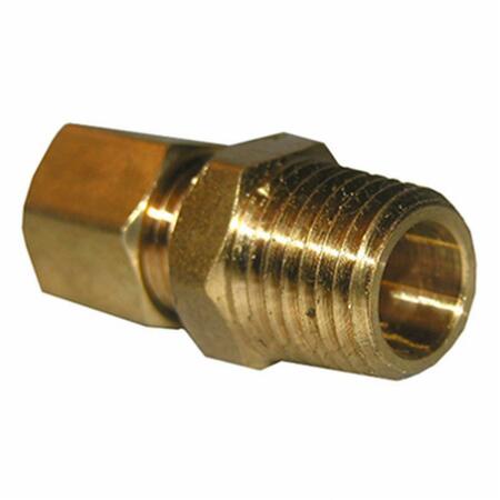 LARSEN SUPPLY CO 0.25 in Compression x 0.12 in. Male Pipe Thread Adapter 208035